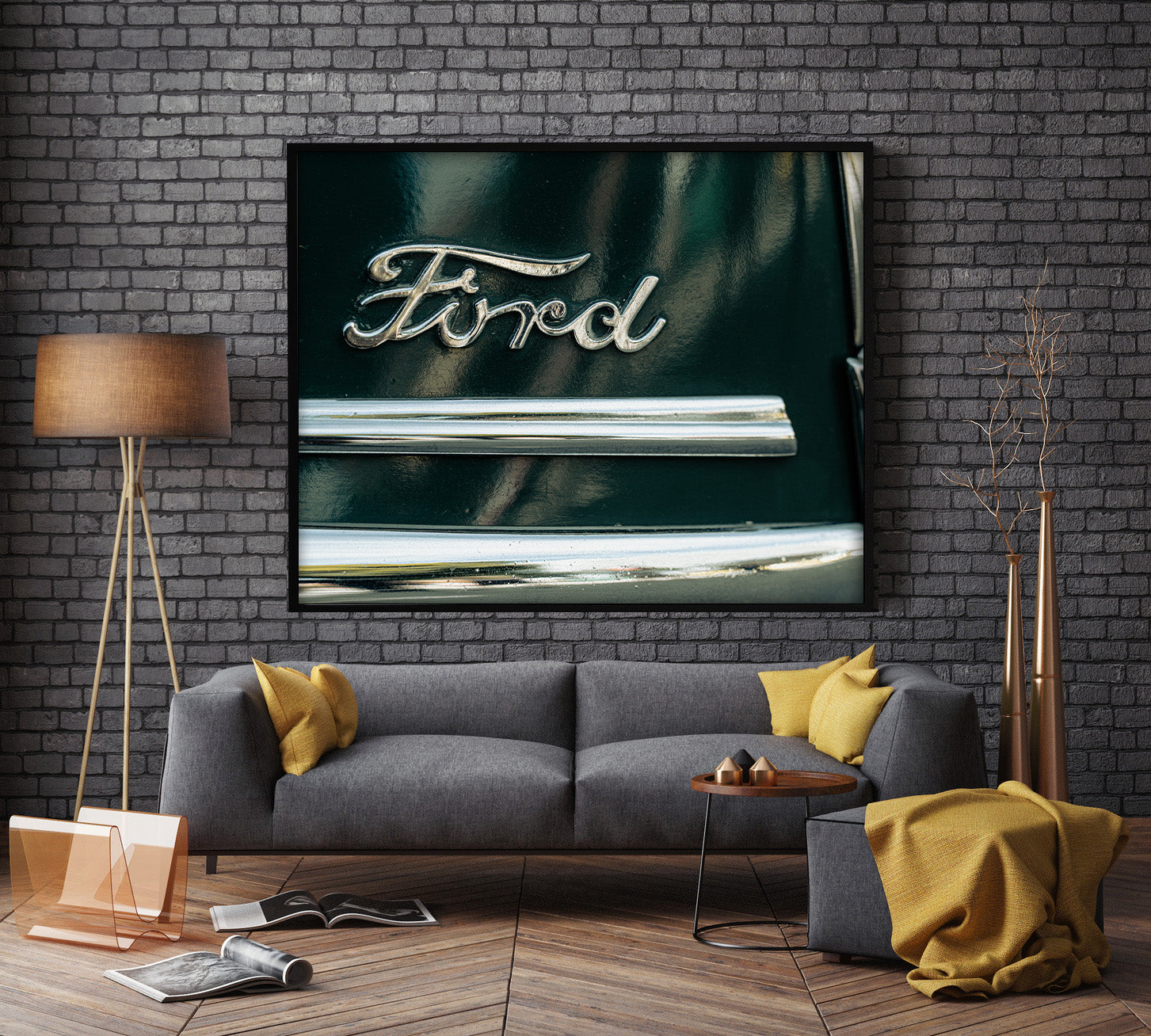 1939 Ford Coupe Convertible car print photography